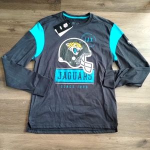Medium Nike NFL Jacksonville Jaguars Historic Old logo Long Sleeve Shirt LS M